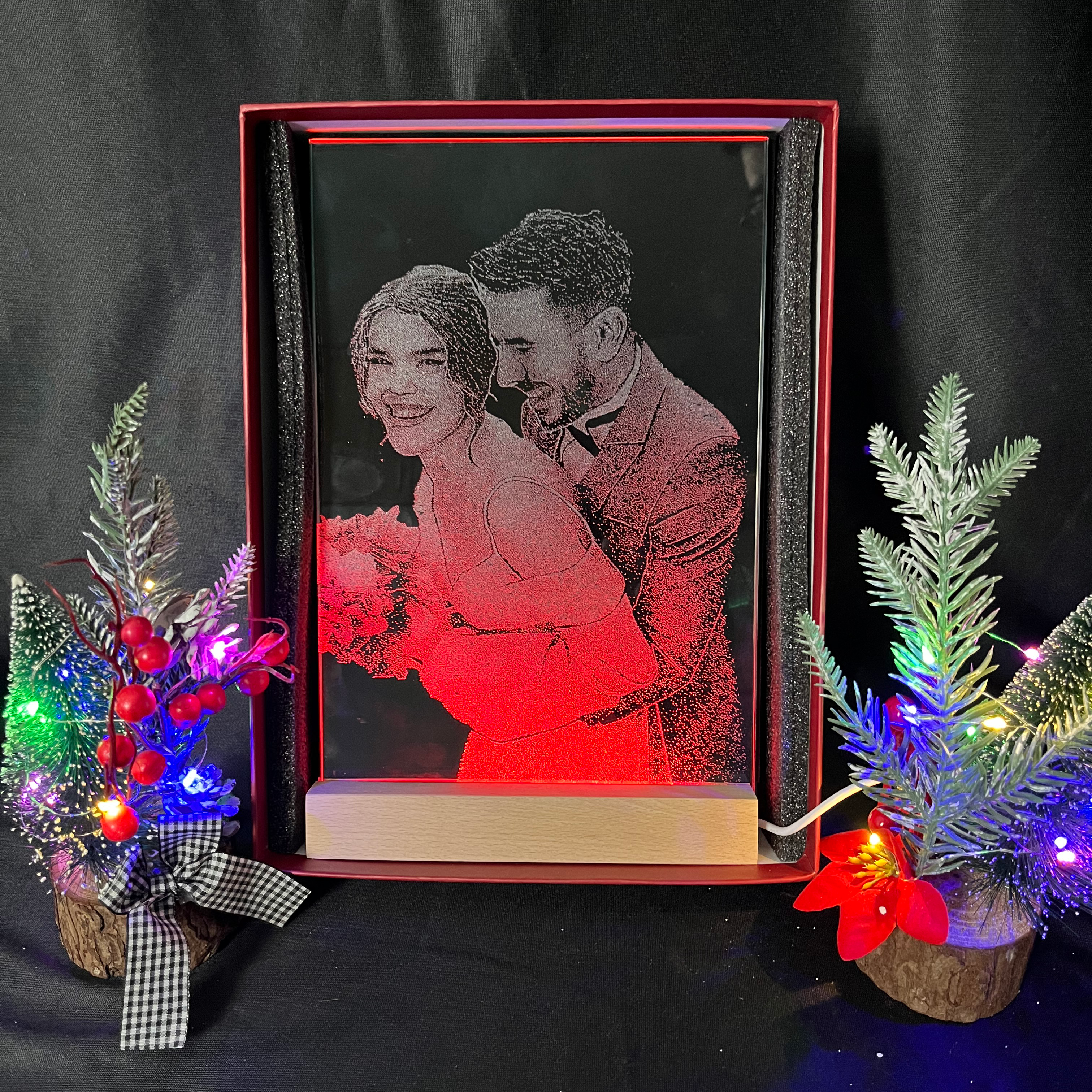 Handmade glass painting