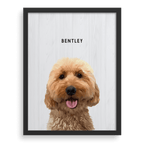 Custom One Pet Portrait -Modern Pet Portrait