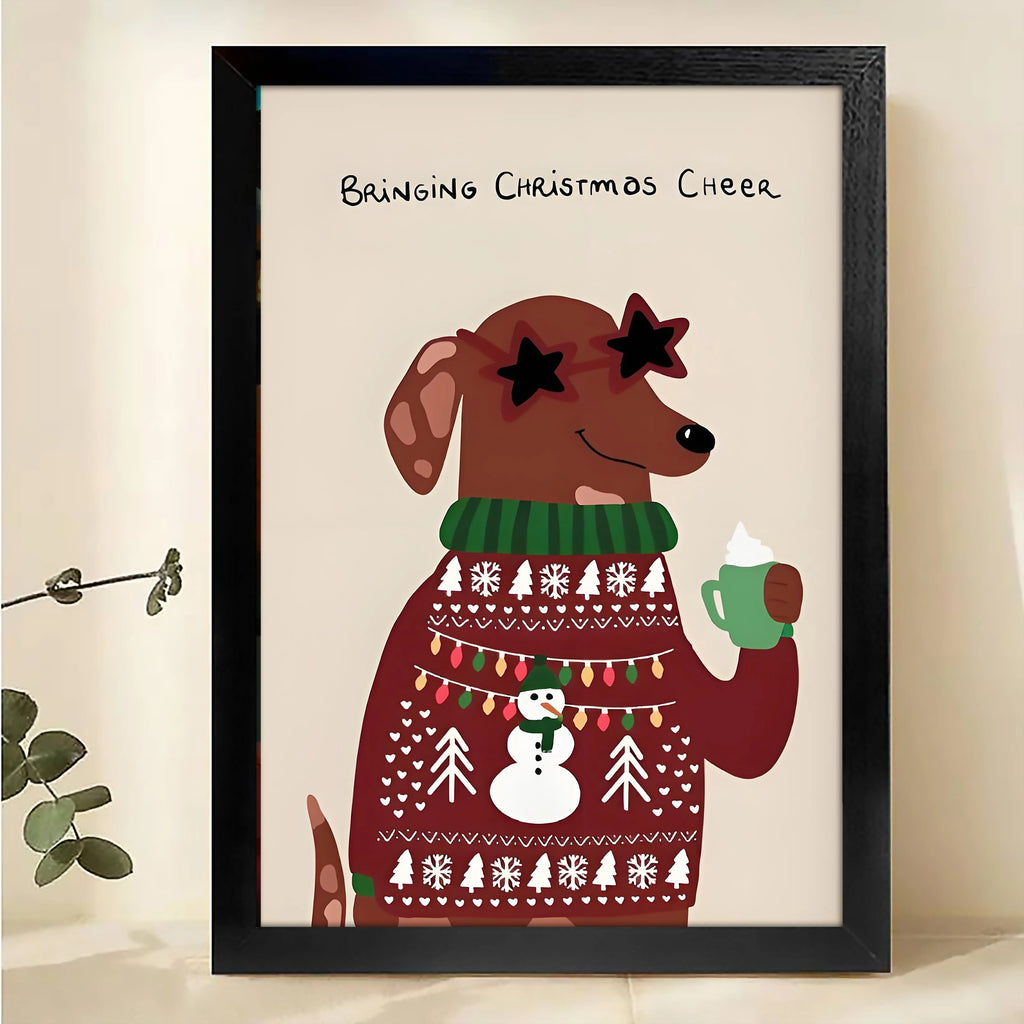 Modern Pet Canvas Framed Art Wall Decor– Perfect for Any Space - H022