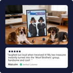 The Blues Brothers - Custom Pet Canvas