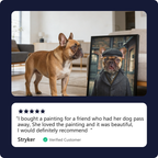 The English Gent - Custom Pet Canvas