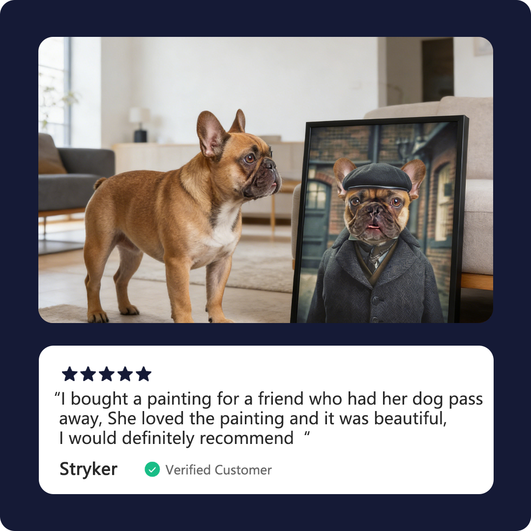 The English Gent - Custom Pet Canvas