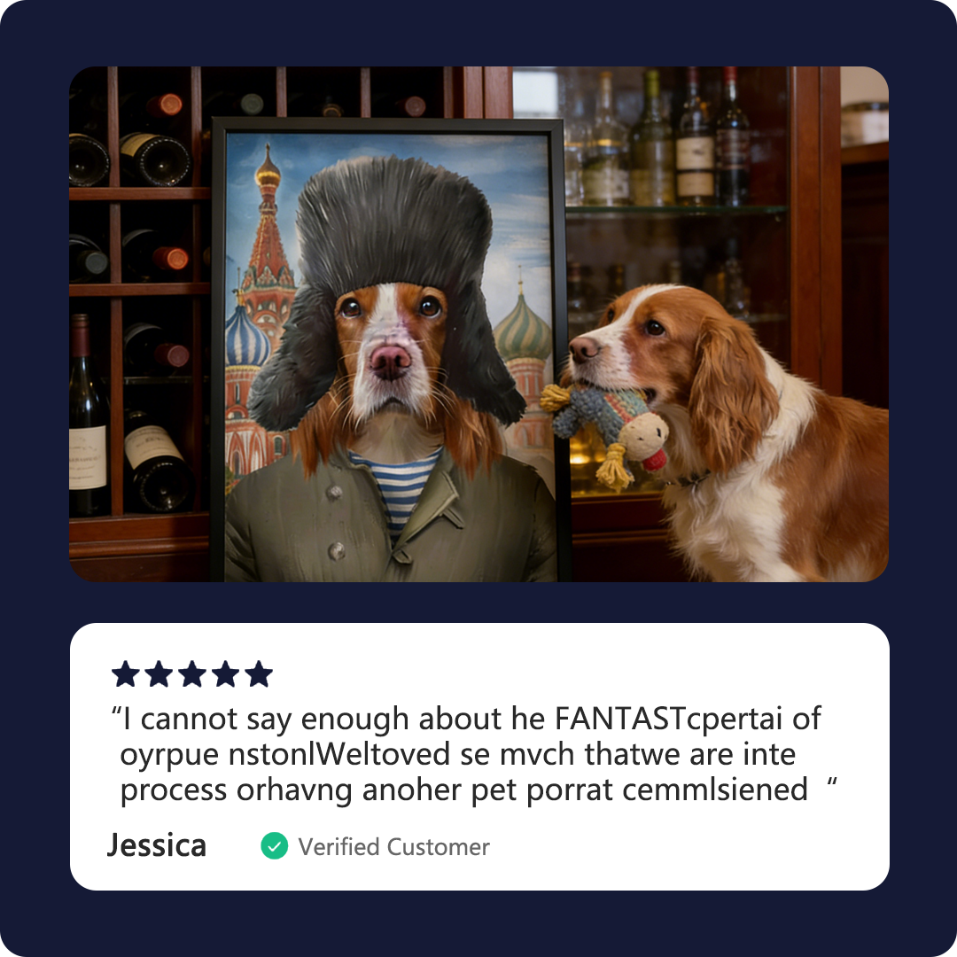 The Russian - Custom Pet Canvas