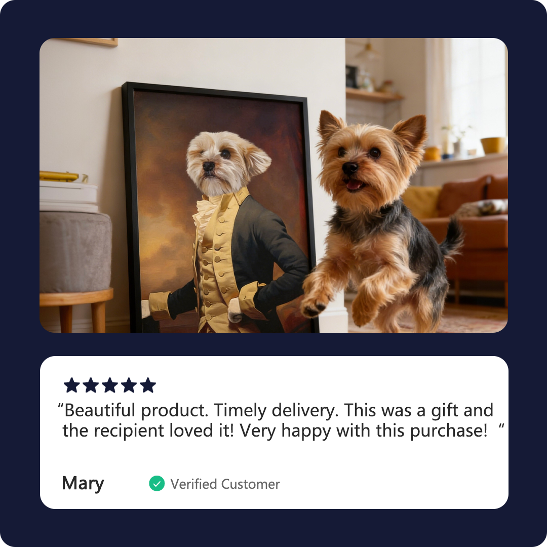 The pet Hamilton - Custom Pet Canvas