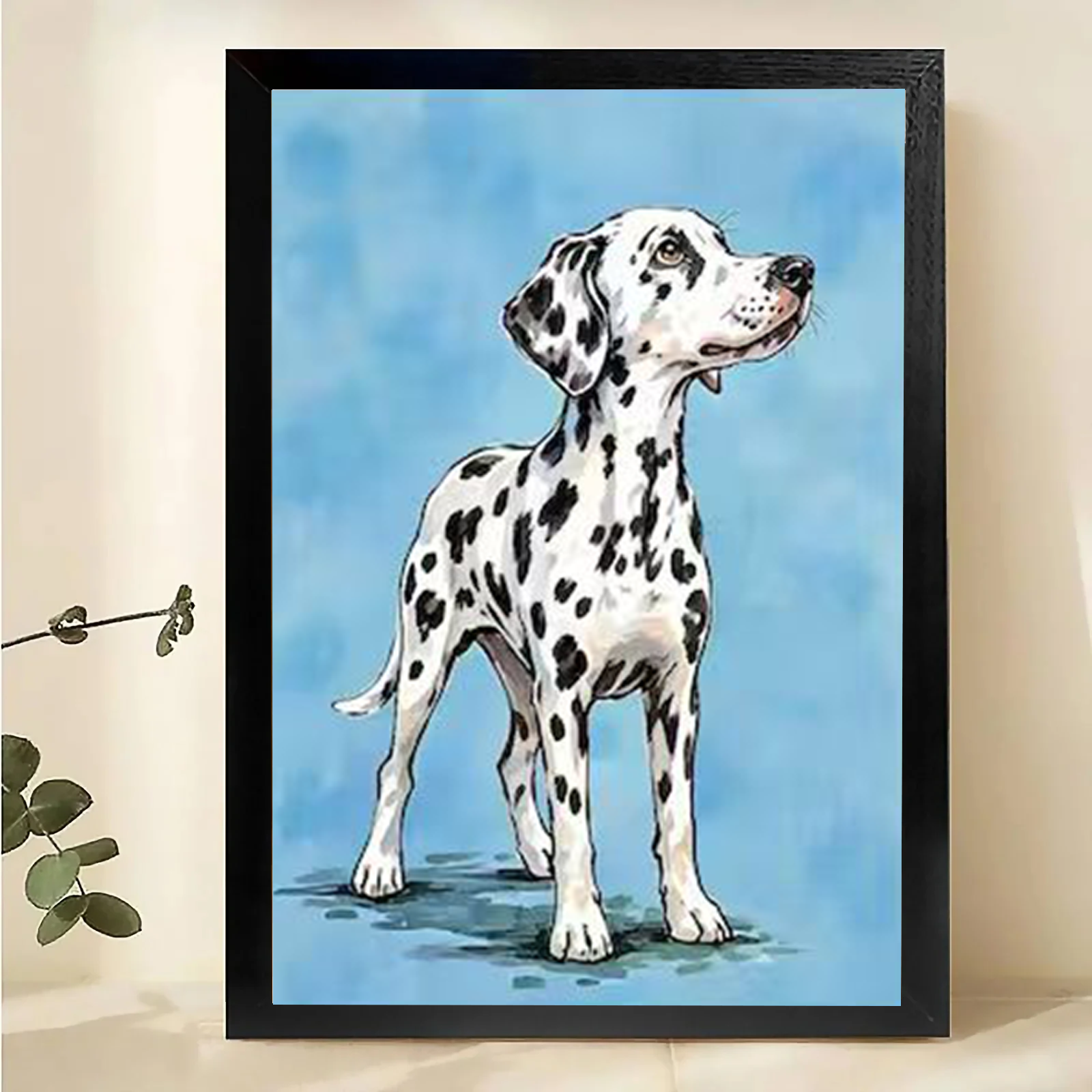 Modern Pet Canvas Framed Art Wall Decor– Perfect for Any Space-h083