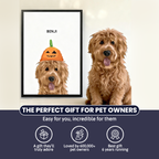 Halloween Pet Portrait - Modern Pet Portrait