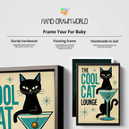 Modern Pet Canvas Framed Art Wall Decor– Perfect for Any Space-H162