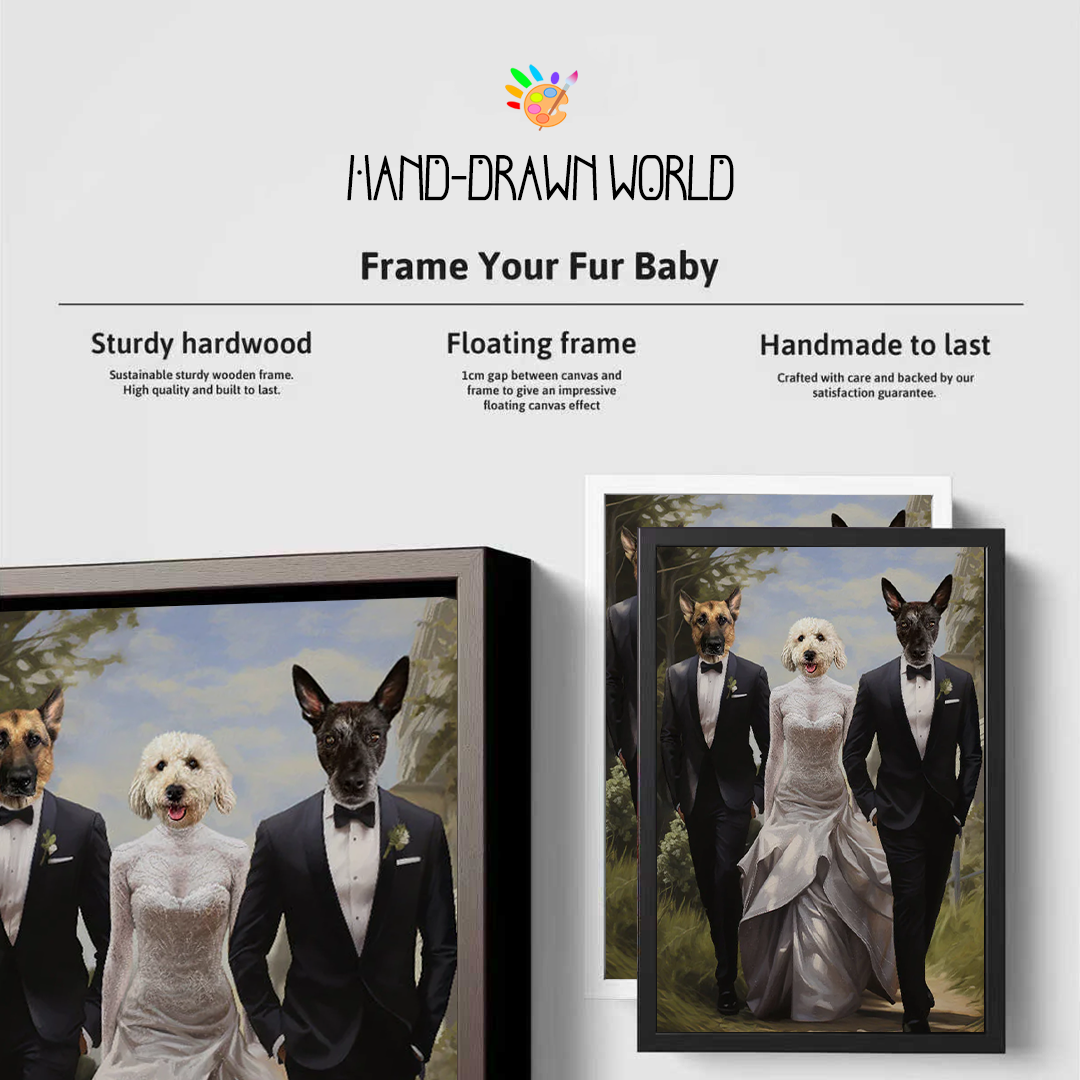 The Wedding - Custom Pet Canvas
