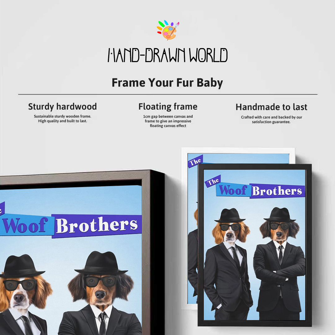 The Blues Brothers - Custom Pet Canvas