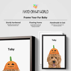 Halloween Pet Portrait - Modern Pet Portrait