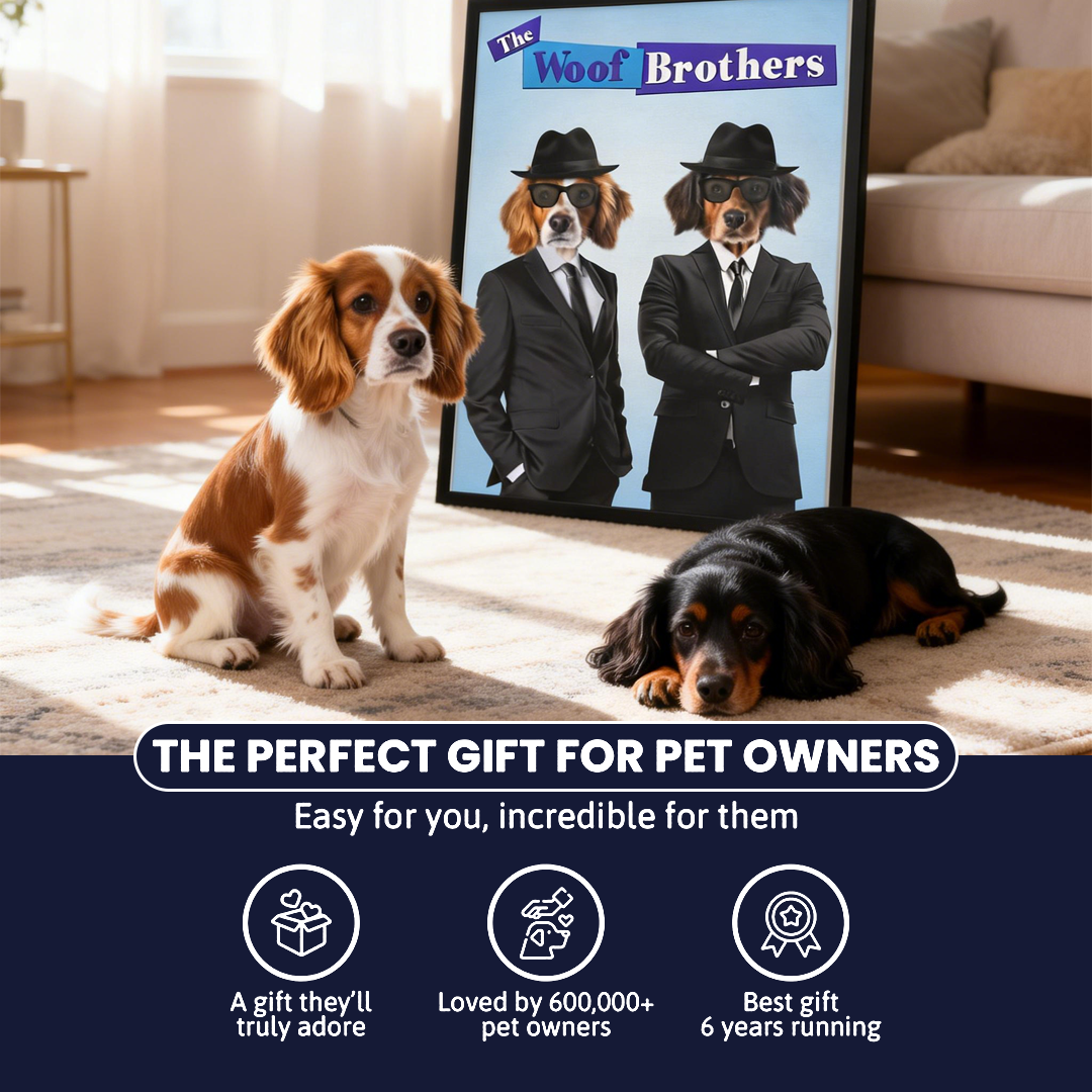 The Blues Brothers - Custom Pet Canvas