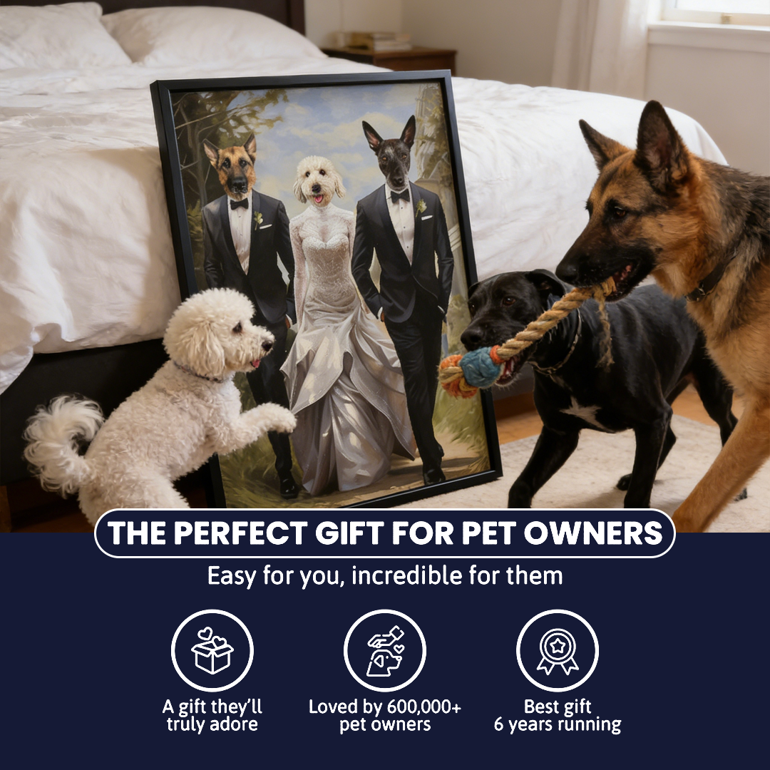 The Wedding - Custom Pet Canvas