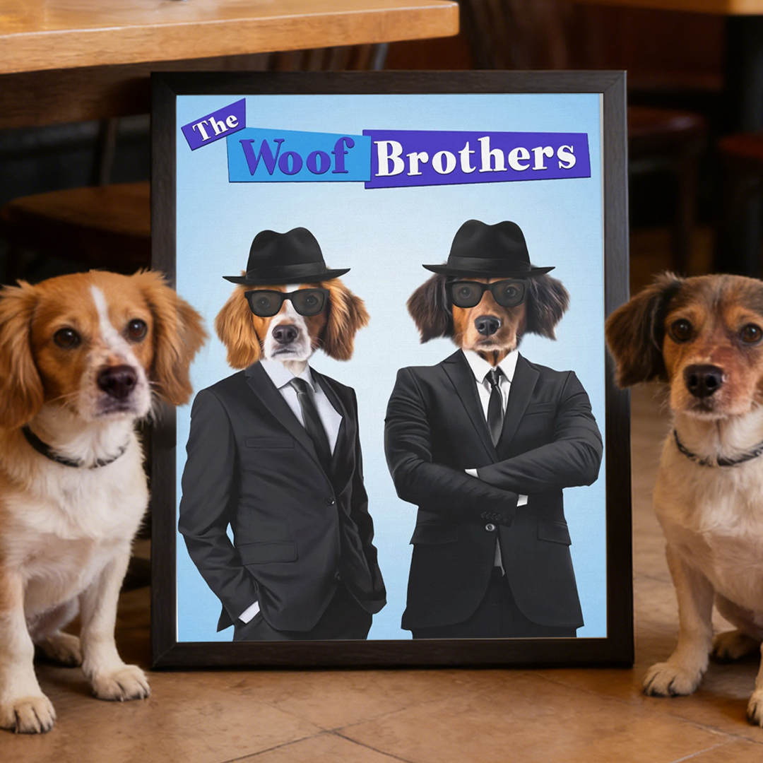 The Blues Brothers - Custom Pet Canvas