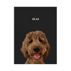 Custom One Pet Portrait -Modern Pet Portrait