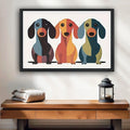 Modern Pet Canvas Framed Art Wall Decor– Perfect for Any Space - H015