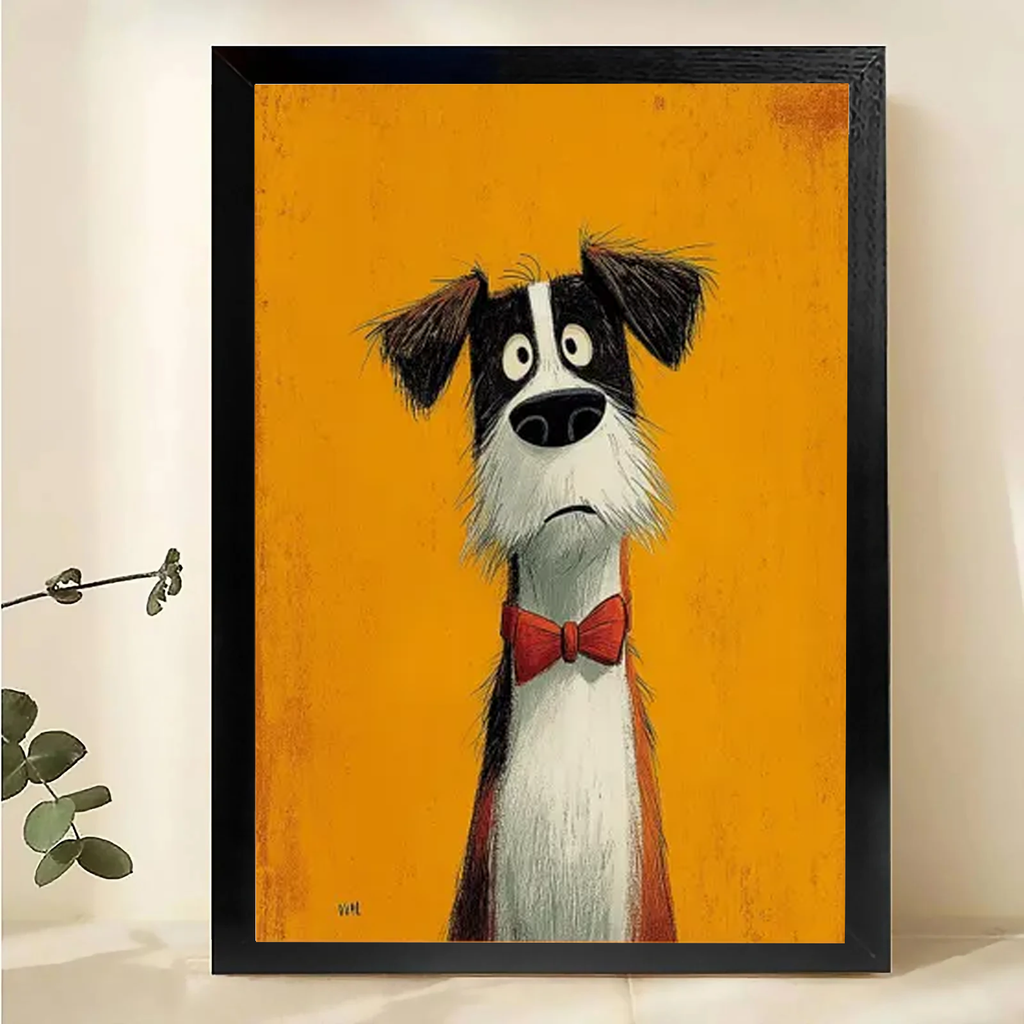 Modern Pet Canvas Framed Art Wall Decor– Perfect for Any Space-H125