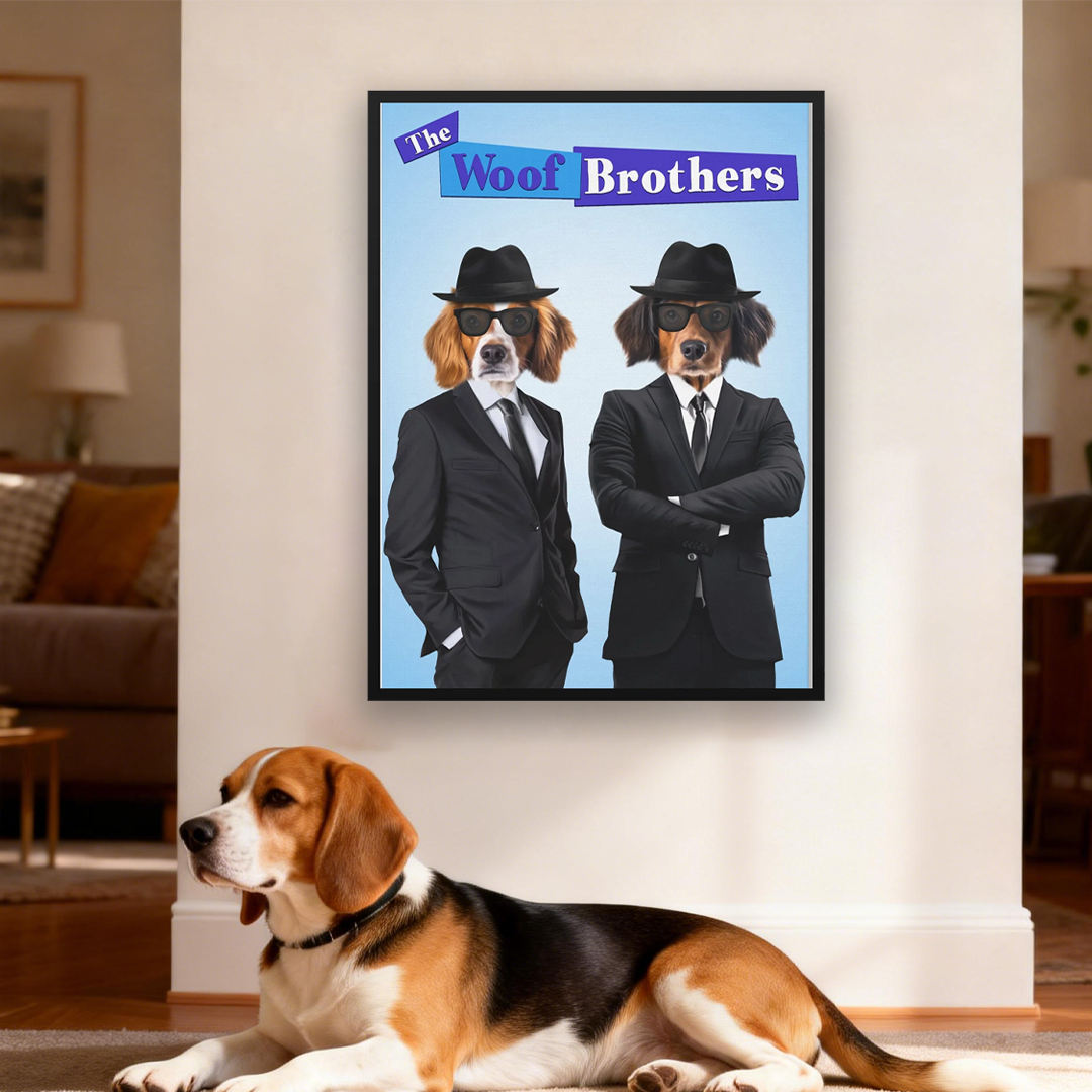 The Blues Brothers - Custom Pet Canvas
