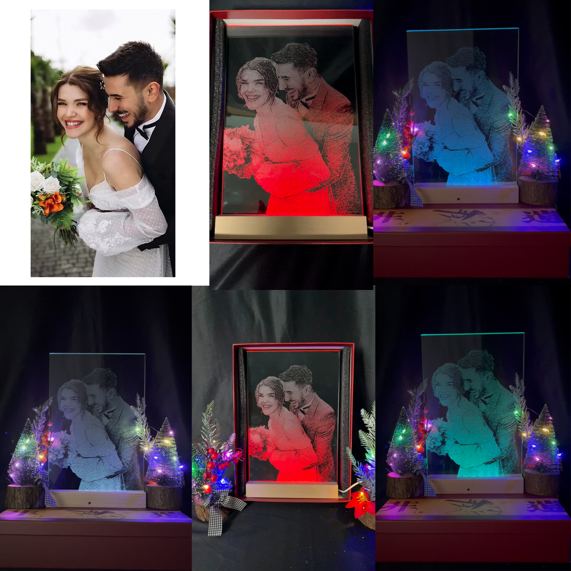 Customized high-end handmade glass paintings