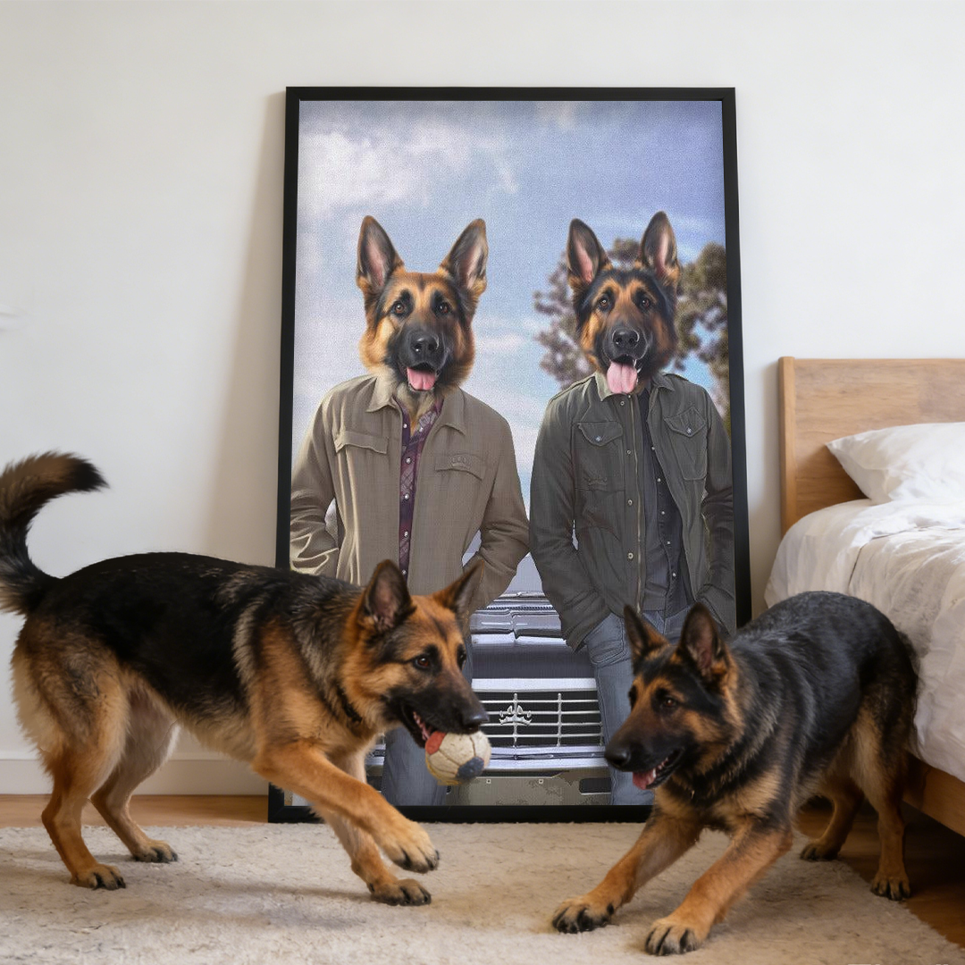 The Winchesters - Custom Pet Canvas
