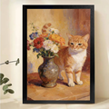 Modern Pet Canvas Framed Art Wall Decor– Perfect for Any Space-H126