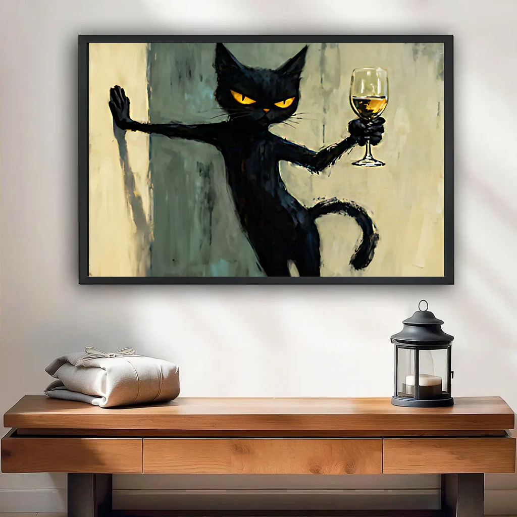 Modern Pet Canvas Framed Art Wall Decor– Perfect for Any Space-h090