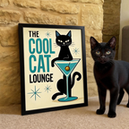 Modern Pet Canvas Framed Art Wall Decor– Perfect for Any Space-H162