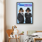 The Blues Brothers - Custom Pet Canvas