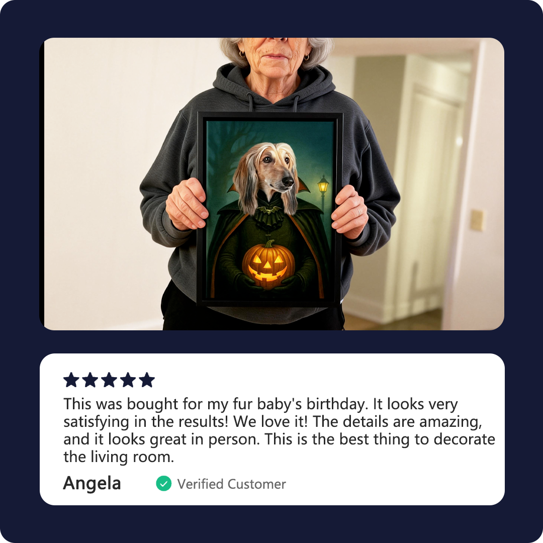 Count Barkula - Custom Pet Canvas