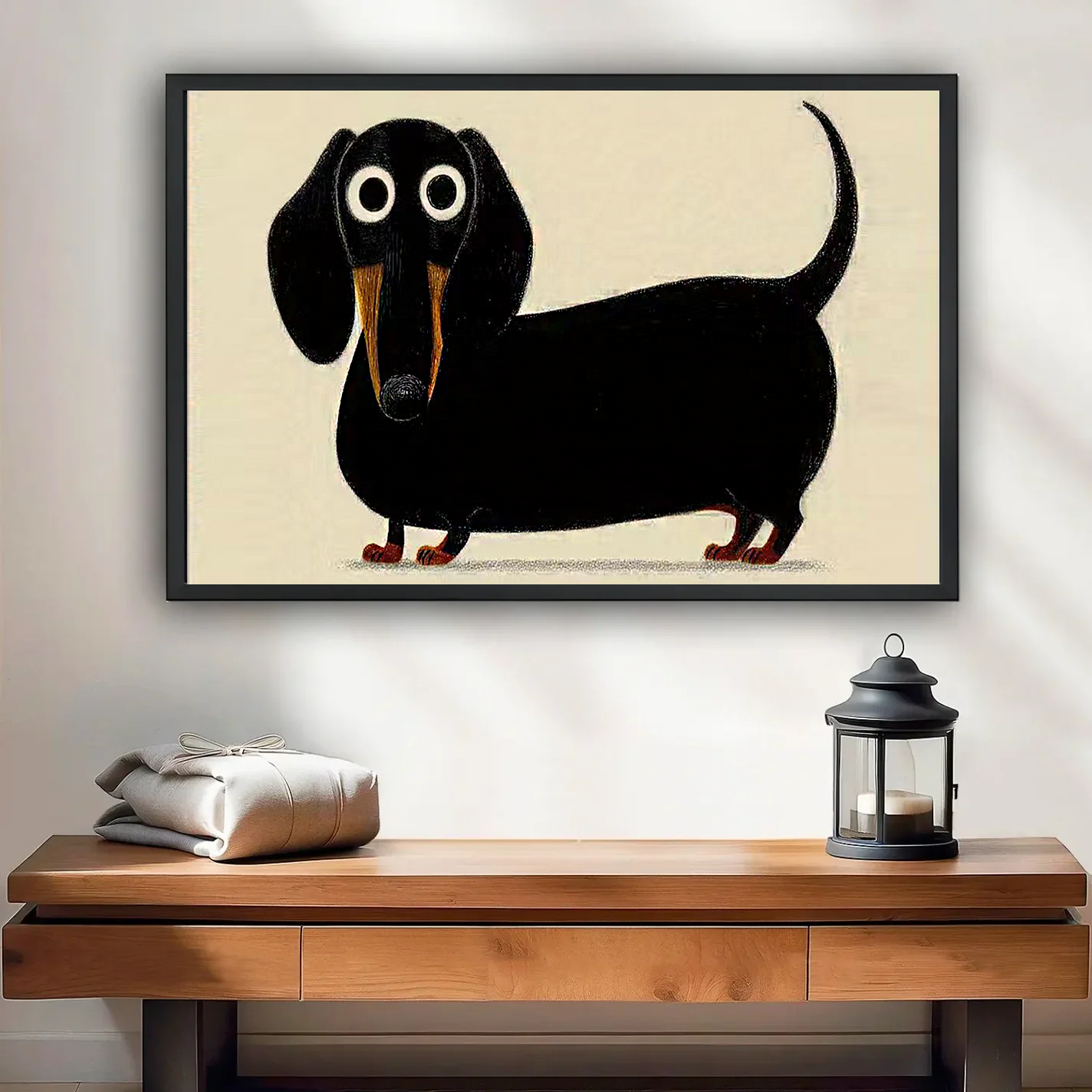 Modern Pet Canvas Framed Art Wall Decor– Perfect for Any Space-H091