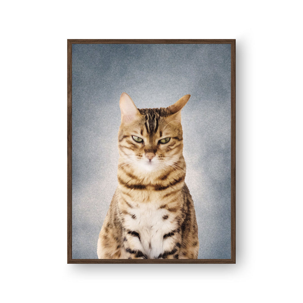 College Yearbook Style -Modern Pet Portrait