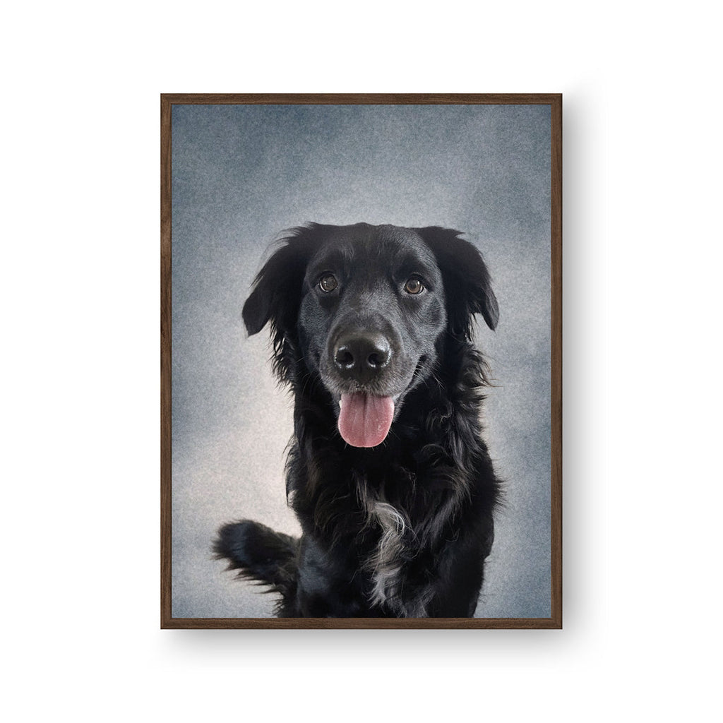 College Yearbook Style -Modern Pet Portrait