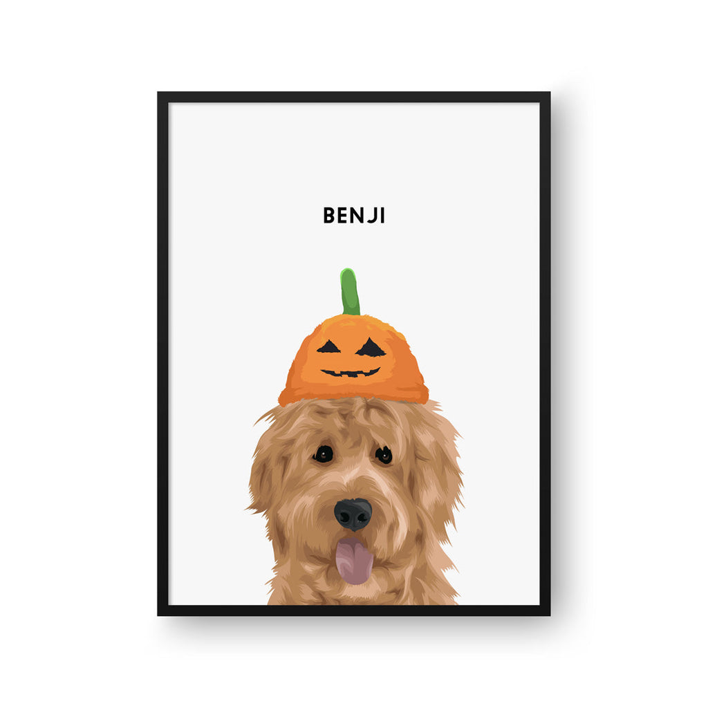 Halloween Pet Portrait - Modern Pet Portrait
