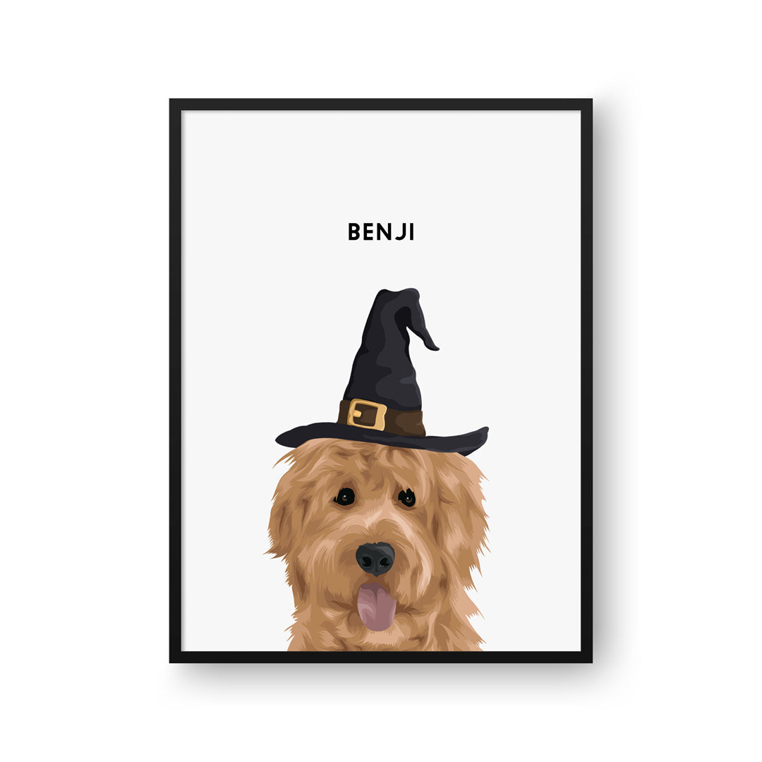 Halloween Pet Portrait - Modern Pet Portrait