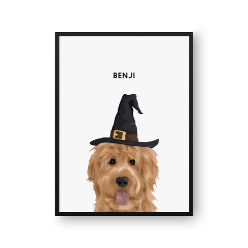 Halloween Pet Portrait - Modern Pet Portrait