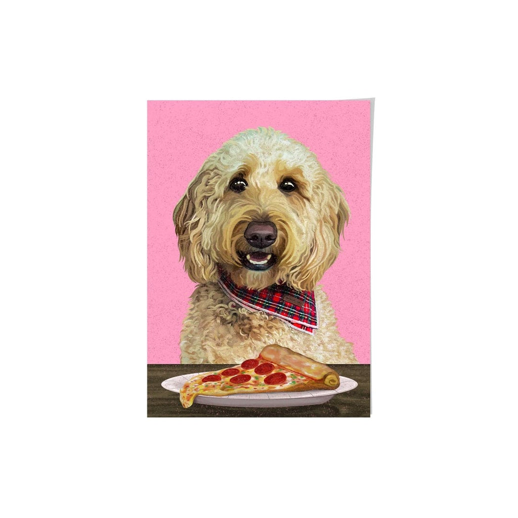 Pet with Pizza  - Custom Pet Poster