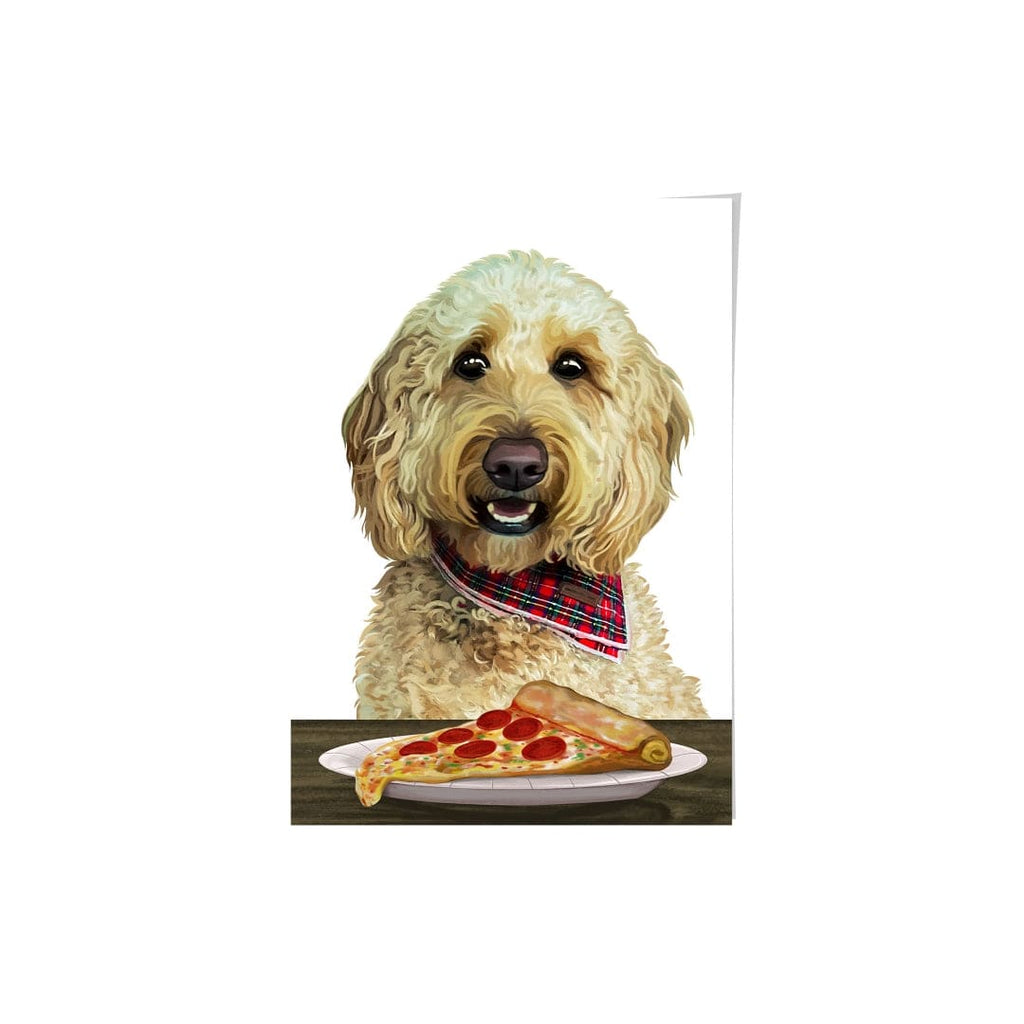 Pet with Pizza  - Custom Pet Poster