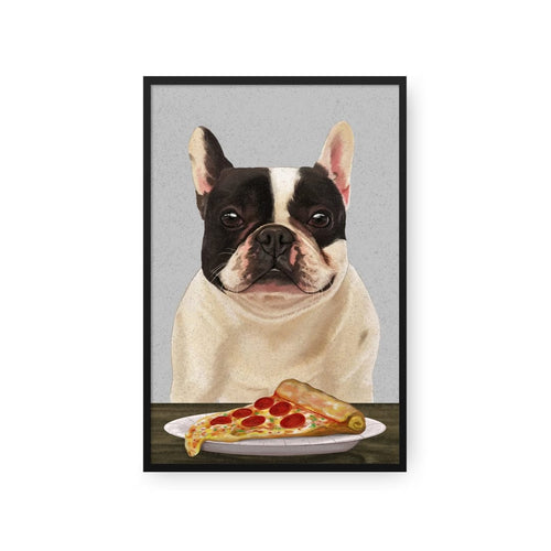 Pet with Pizza  - Custom Pet Poster