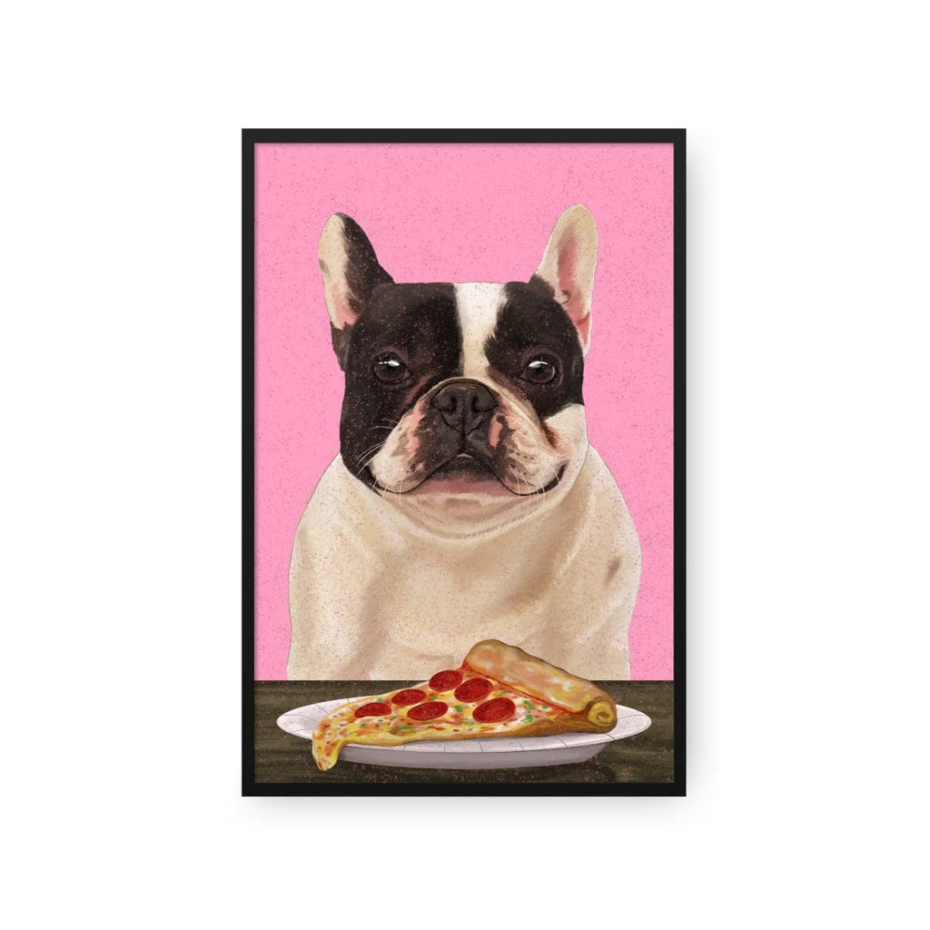 Pet with Pizza  - Custom Pet Poster