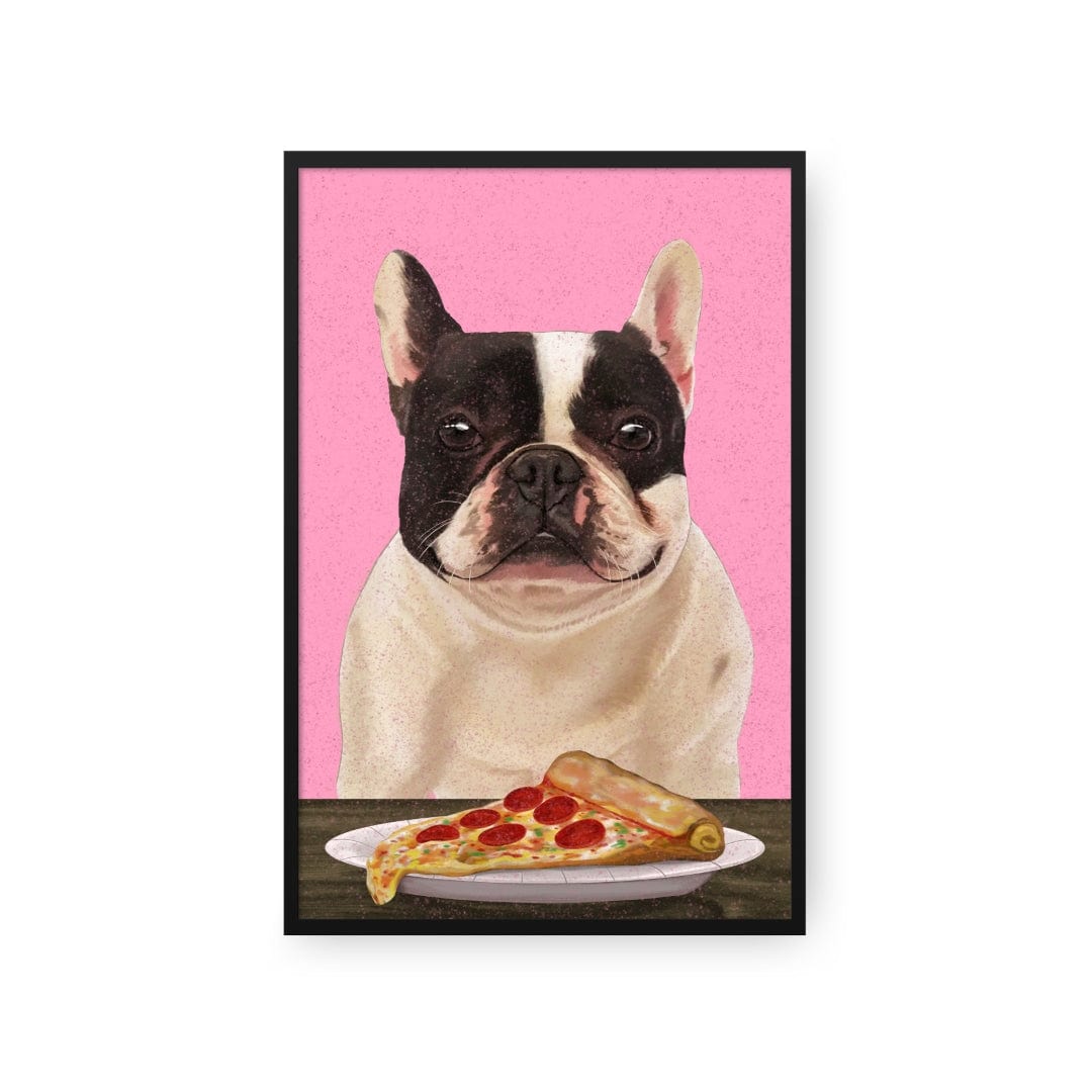Pet with Pizza  - Custom Pet Poster