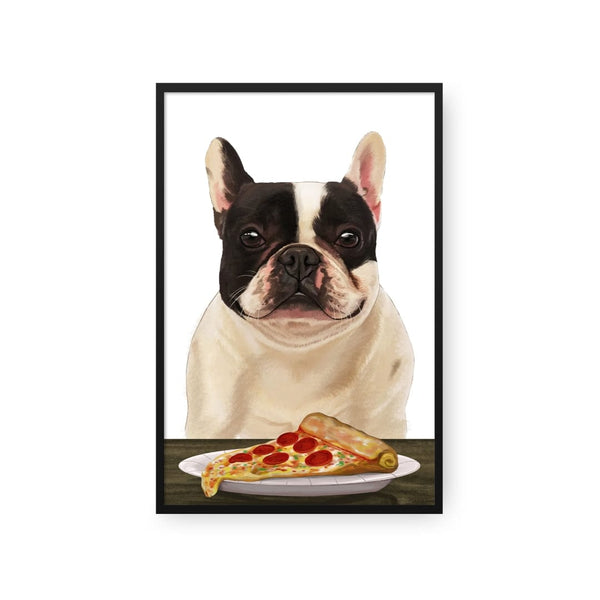 Pet with Pizza  - Custom Pet Poster