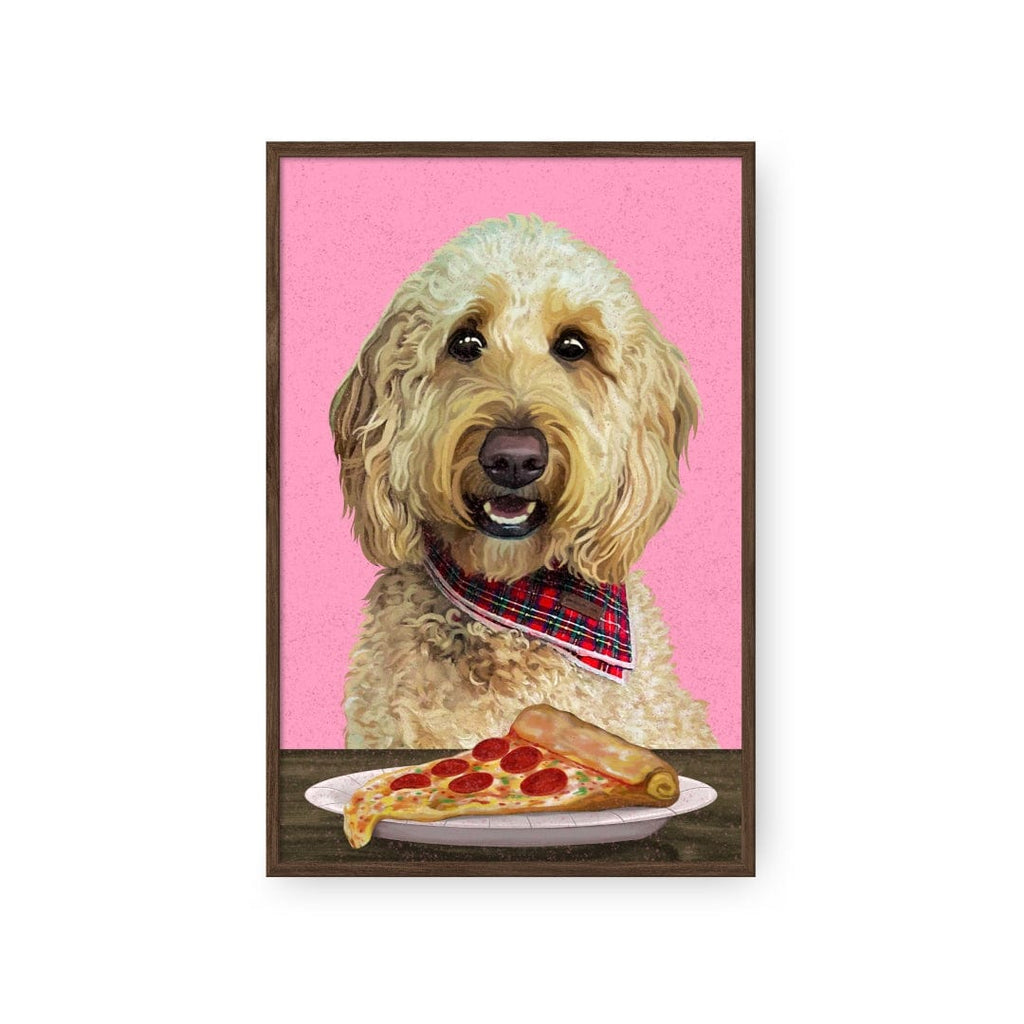 Pet with Pizza  - Custom Pet Poster