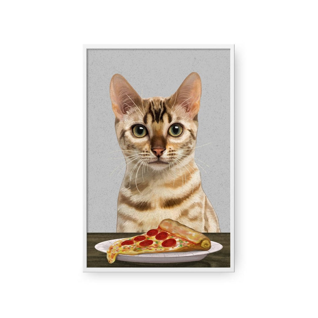 Pet with Pizza  - Custom Pet Poster