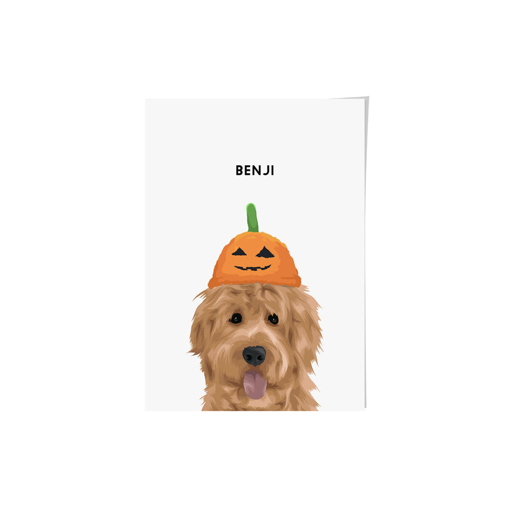 Halloween Pet Portrait - Modern Pet Portrait
