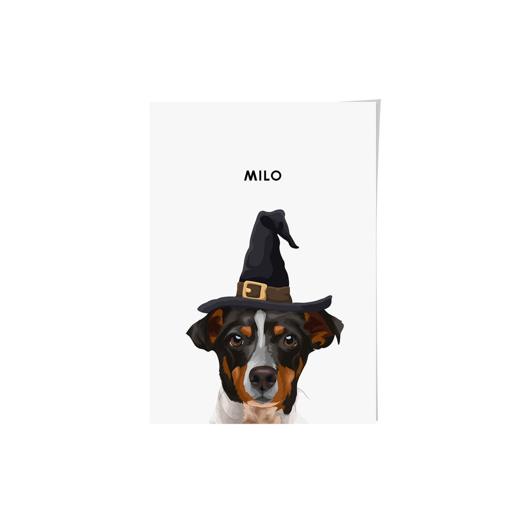 Halloween Pet Portrait - Modern Pet Portrait