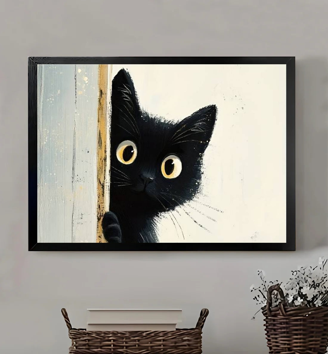 Modern Pet Canvas Framed Art Wall Decor– Perfect for Any Space-H161