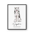 Hand Drawn Pet Portrait - Modern Pet Portrait