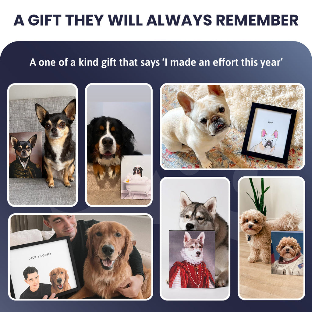 Modern Pet Portrait -not just dog