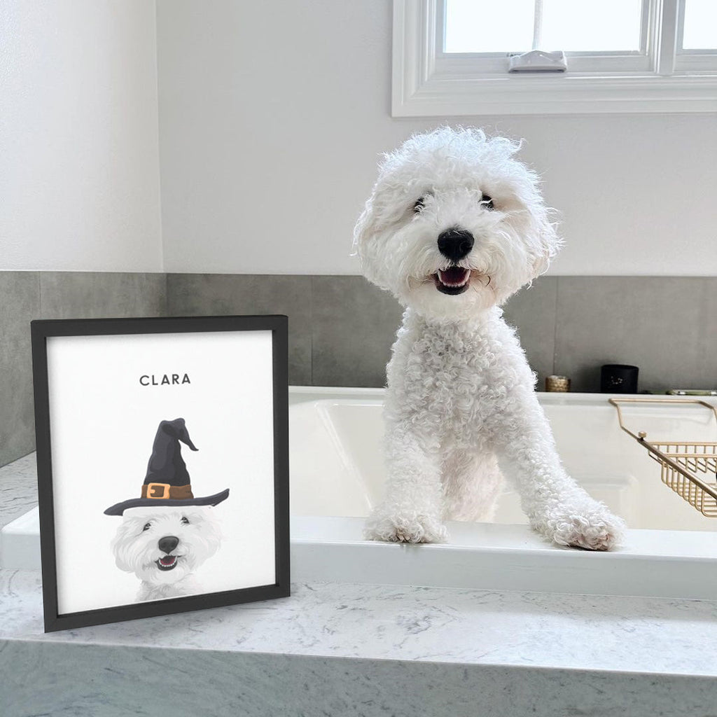 Halloween Pet Portrait - Modern Pet Portrait