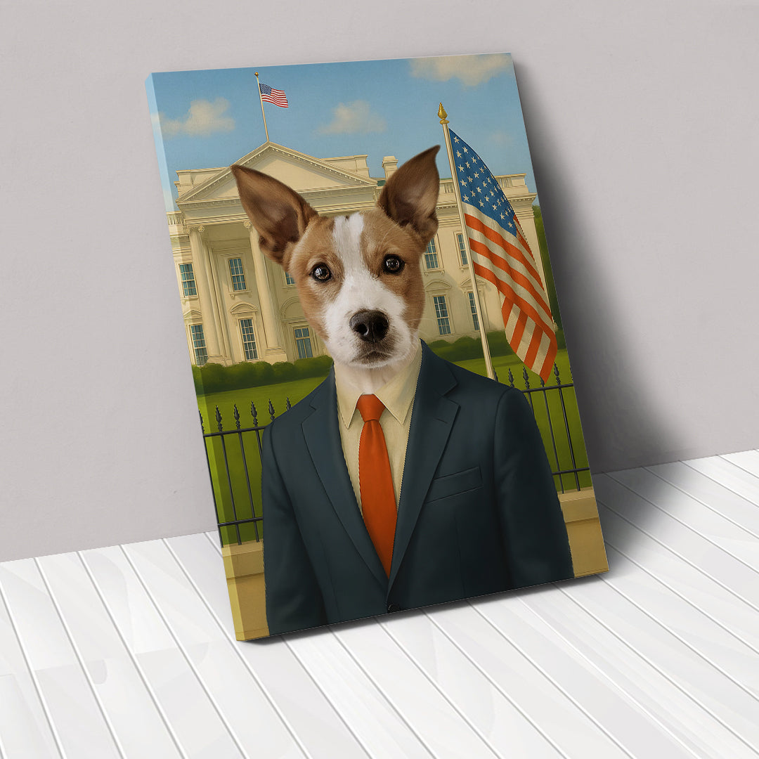The POTUS - Custom Pet Canvas