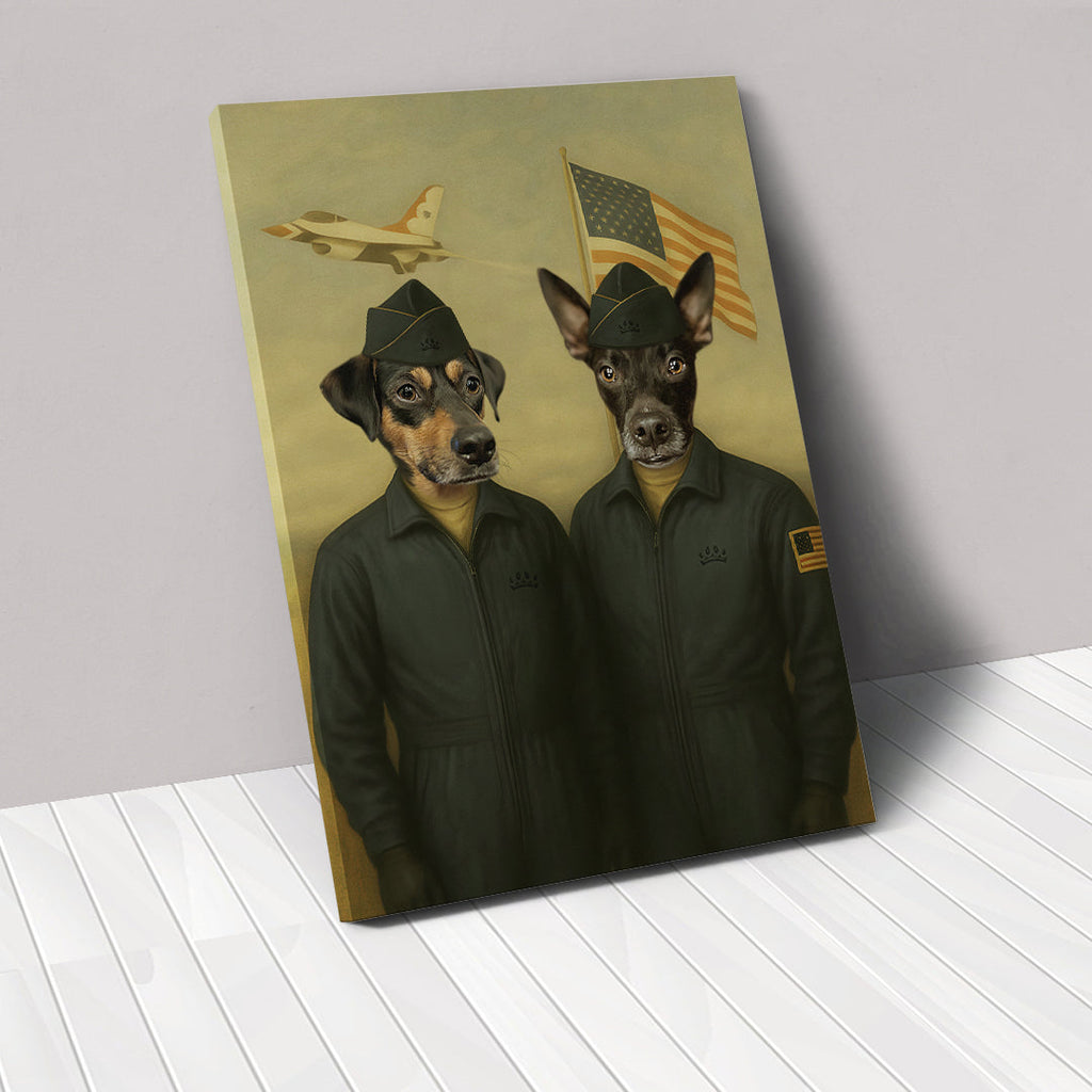The US Air Men - Custom Pet Canvas
